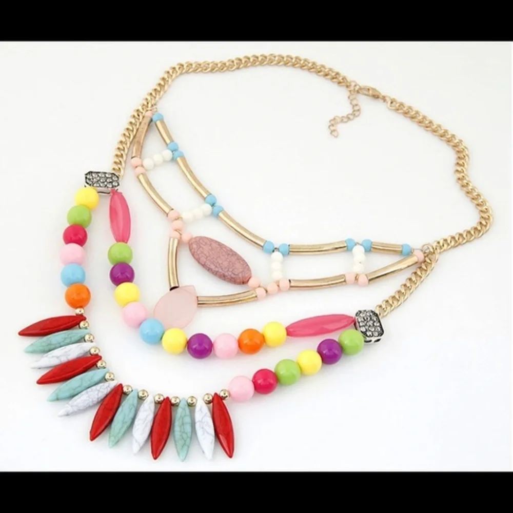 Tamera stone necklace